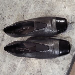 Roberto Capucci for Ingledew's Metallic Shoes